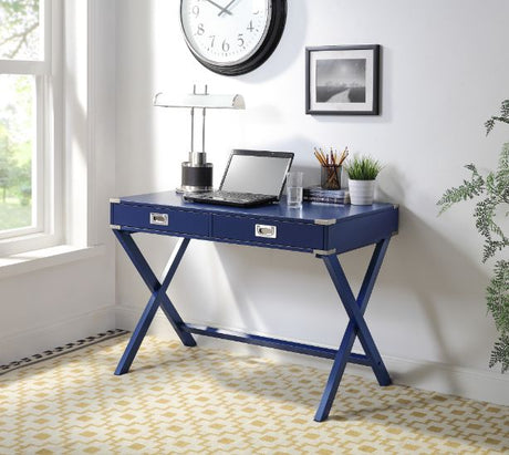 Amenia Writing Desk(Same Ac00910) 93008 Navy Blue Finish | Acme - 93008 - Home Elegance USA - 6