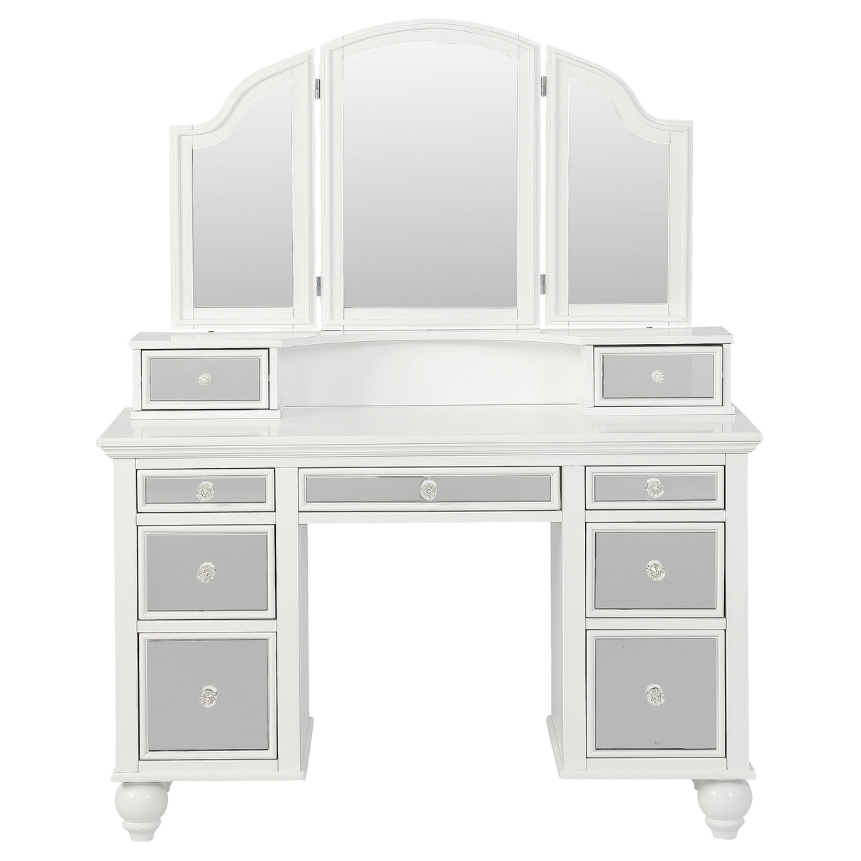 Vanity Set - Reinhart Reinhart 2-piece Vanity Set White and Beige