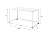 Arcano Writing Desk 93065 White Finish | Acme - 93065 - Home Elegance USA - 5