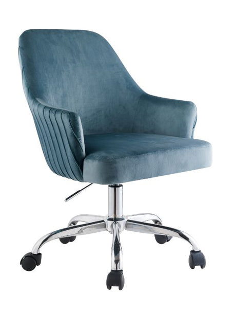 Acme - Vorope Office Chair 93071 Blue Velvet