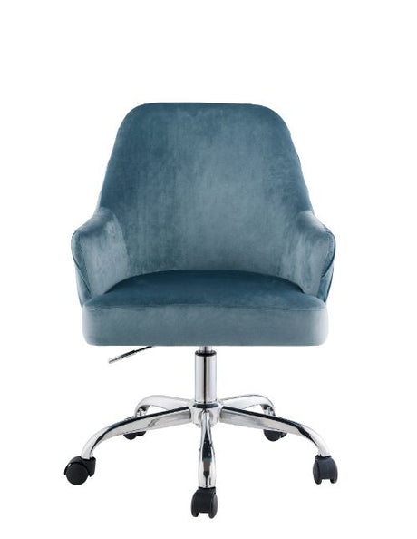 Acme - Vorope Office Chair 93071 Blue Velvet