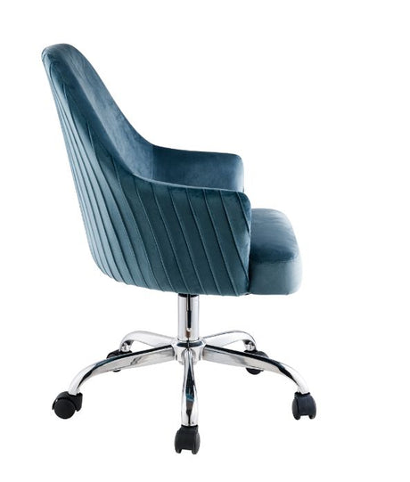 Acme - Vorope Office Chair 93071 Blue Velvet