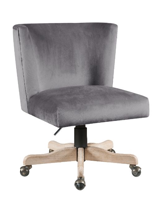 Acme - Cliasca Office Chair 93073 Gray Velvet