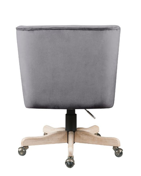 Acme - Cliasca Office Chair 93073 Gray Velvet