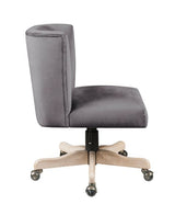 Acme - Cliasca Office Chair 93073 Gray Velvet