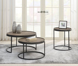 Rodrigo 2 - piece Round Nesting Tables Weathered Elm - 931215 - image - 10