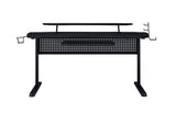 Acme - Vildre Gaming Desk W/USB 93132 Black Finish