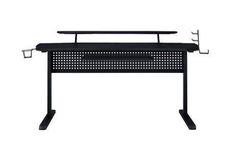 Acme - Vildre Gaming Desk W/USB 93132 Black Finish