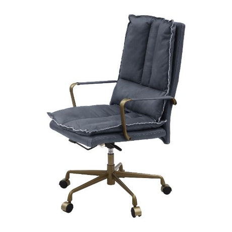 Acme - Tinzud Office Chair 93165 Gray Leather