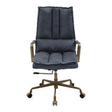 Acme - Tinzud Office Chair 93165 Gray Leather