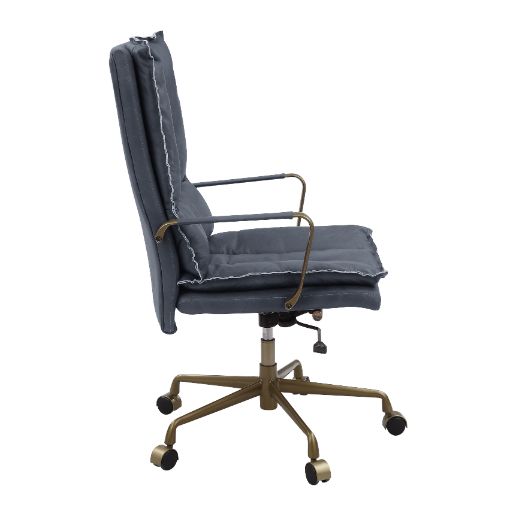 Acme - Tinzud Office Chair 93165 Gray Leather