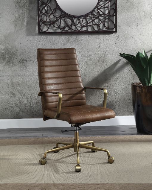 Acme - Duralo Office Chair 93167 Saturn Leather