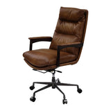 Crursa Office Chair 93169 Sahara Leather | Acme - 93169 - Home Elegance USA - 1