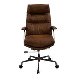 Crursa Office Chair 93169 Sahara Leather | Acme - 93169 - Home Elegance USA - 5