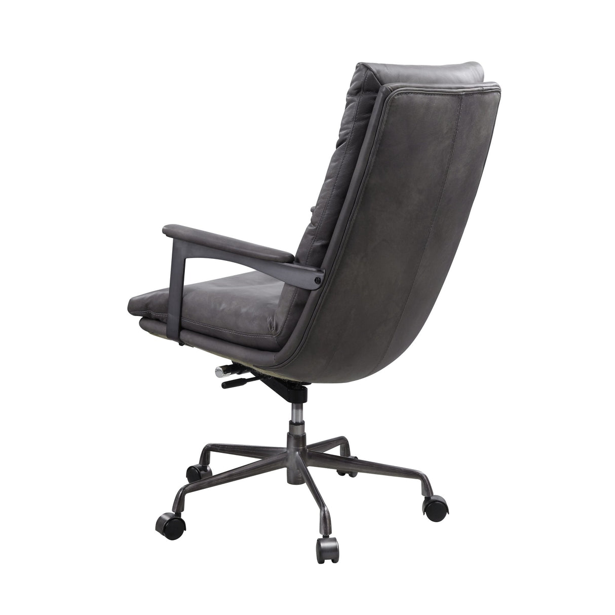 Crursa Office Chair 93170 Gray Top Grain Leather | Acme - 93170 - Home Elegance USA - 4