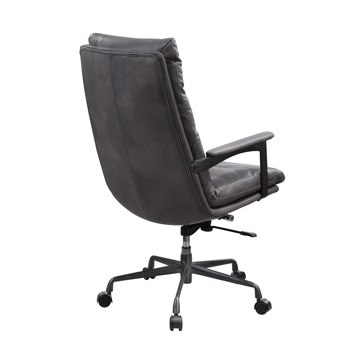 Crursa Office Chair 93170 Gray Top Grain Leather | Acme - 93170 - Home Elegance USA - 6