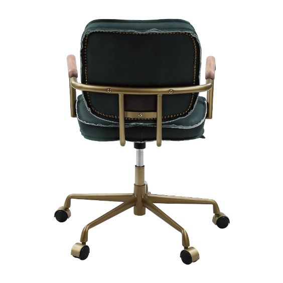 Acme - Siecross Office Chair 93171 Emerald GreenTop Grain Leather