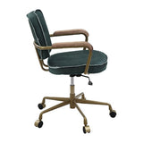 Acme - Siecross Office Chair 93171 Emerald GreenTop Grain Leather