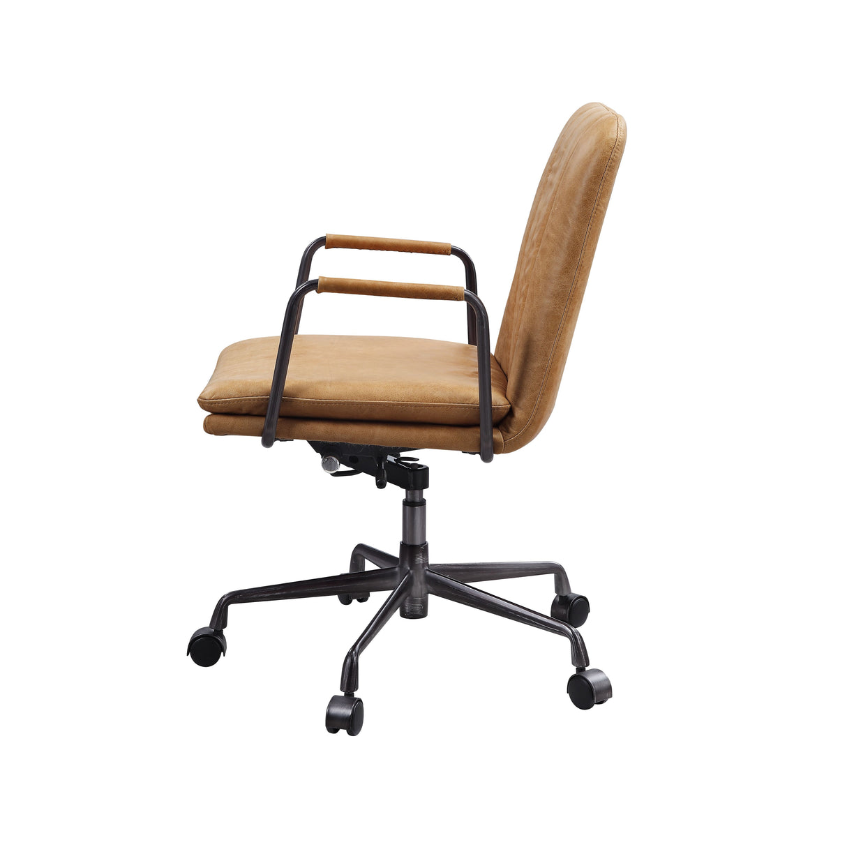 Acme - Eclarn Office Chair 93174 Rum Top Grain Leather