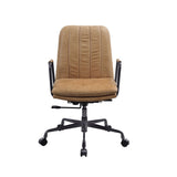 Acme - Eclarn Office Chair 93174 Rum Top Grain Leather