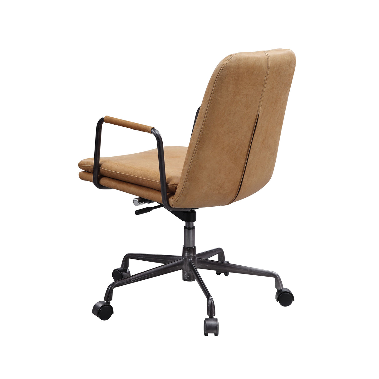 Acme - Eclarn Office Chair 93174 Rum Top Grain Leather