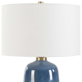Brae Glaze Table Lamp - Blue by Uttermost - View 4