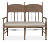 Americana Dining Bench - Light Brown / White by Hooker Furniture - View 4
