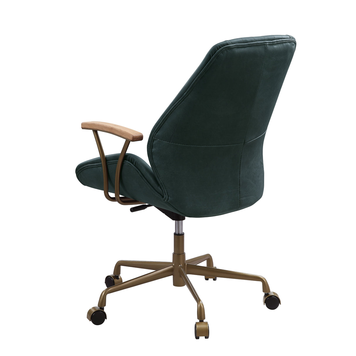 Acme - Hamilton Office Chair 93240 Dark Green Top Grain Leather