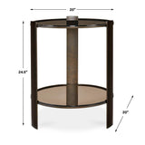Hanson Side Table - Bronze by Uttermost - View 6