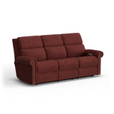 Bernard Power Reclining Sofa With Console, Power Headrest, & Lumbar | Flexsteel