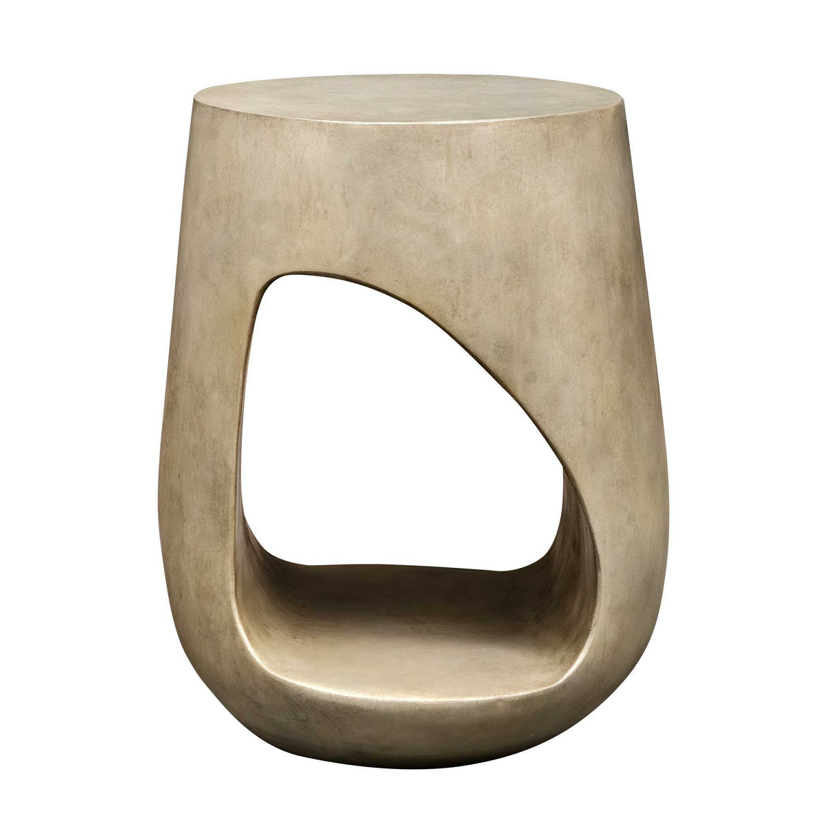 Lithos Outdoor Accent Table - Gray by Uttermost - View 5