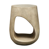 Lithos Outdoor Accent Table - Gray by Uttermost - View 5