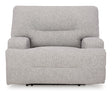 Acklen Place Wide Seat Power Recliner Pewter - Front