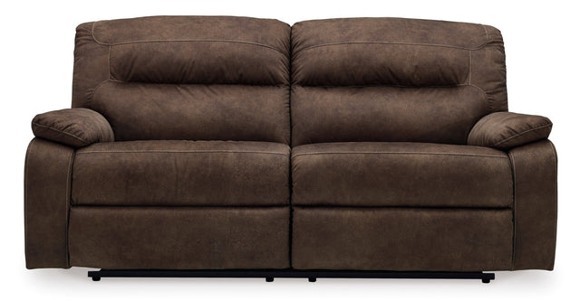 Ashley Coffee Bolzano 2 Seat Reclining Sofa - Microfiber - 9380281 - Home Elegance USA - 1