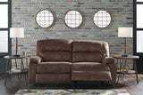 Ashley Coffee Bolzano 2 Seat Reclining Sofa - Microfiber - 9380281 - Home Elegance USA - 3