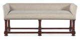 Charleston Bed Bench - Dark Brown / Beige by Hooker Furniture - View 6