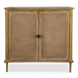 Coast 2 Door Rattan Cabinet Woodtone - Light Brown by Uttermost - View 1