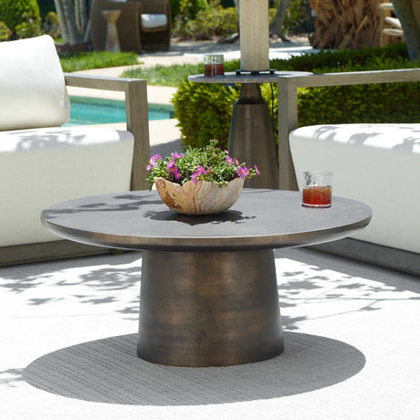 Madrone Indoor-Outdoor Coffee Table - Bronze by Uttermost - View 2
