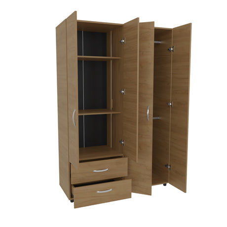 Crafton Armoire, Bedroom, Natural Oak - sold by Home Elegance USA