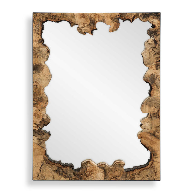 Abraham Wood Mirror Woodtone - Light Brown by Uttermost - View 1