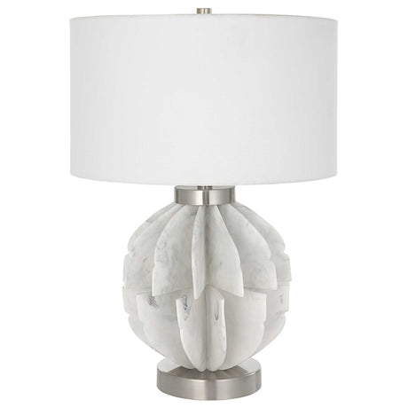 Repetition Marble Table Lamp - White by Uttermost - View 4