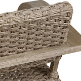 Rehema Outdoor Wicker Lounge Chair - Gray by Uttermost - View 8
