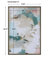Perfect Storm Framed Print - Light Blue / Beige by Uttermost - View 9