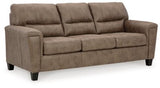 Ashley Fossil Navi Queen Sofa Sleeper - Faux Leather - 9400439 - Home Elegance USA - 1