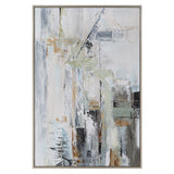 Natural Springs Hand Painted Canvas Art - Light Gray by Uttermost - View 1