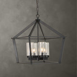 Evanston 4 Light Indoor-Outdoor Pendant - Black by Uttermost - View 2