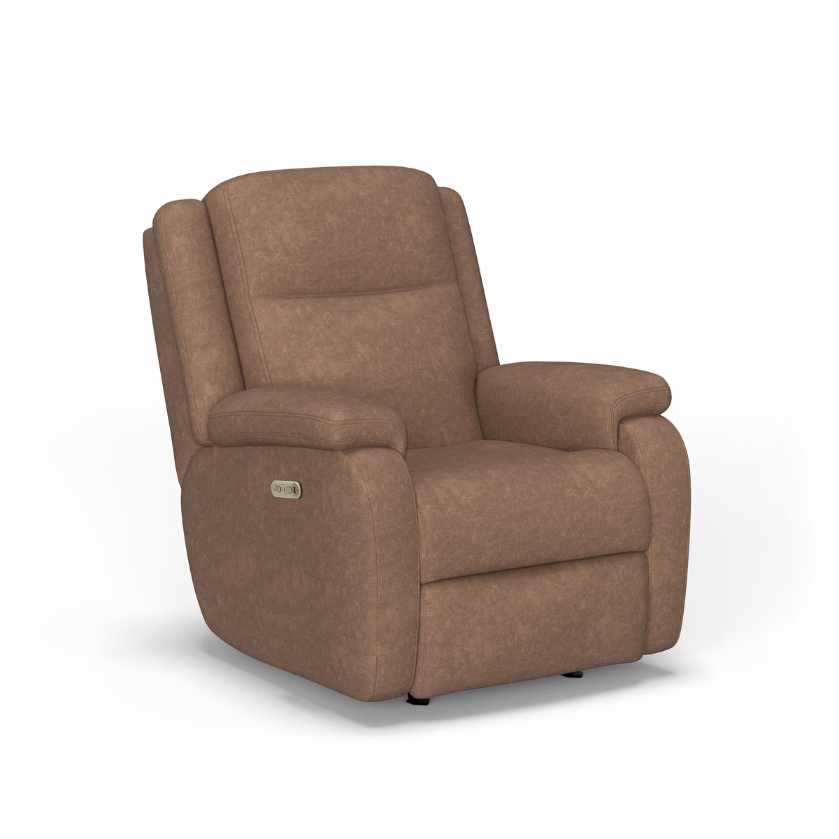 Magnus Transitional Fabric Power Recliner With Power Headrest | Flexsteel