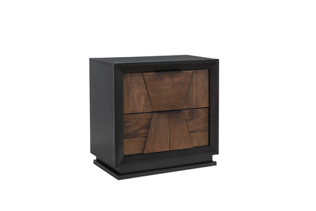 Houston Traditional Style King 4 Piece Bedroom Set in Walnut - sold by Home Elegance USA