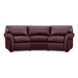 Vail Leather Conversation Sofa | Flexsteel