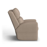 Score Transitional Fabric Power Lift Recliner With Power Headrest & Lumbar | Flexsteel
